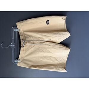 Vissla Tan Drawstring Swim Trunks Shorts